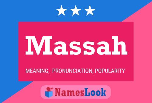 Massah Name Poster