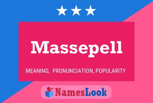 Massepell Name Poster