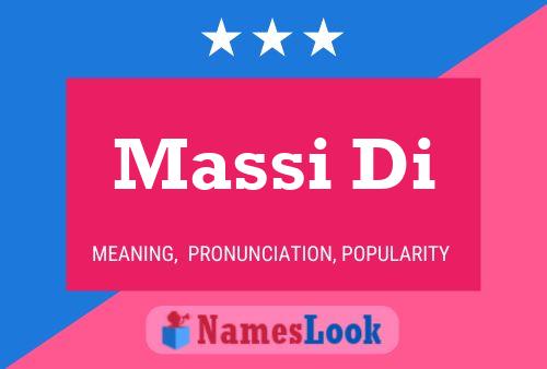 Massi Di Name Poster