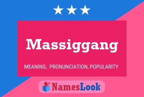 Massiggang Name Poster