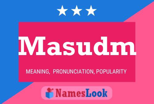 Masudm Name Poster