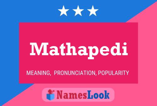 Mathapedi Name Poster