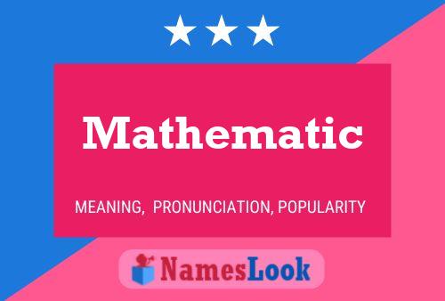 Mathematic Name Poster