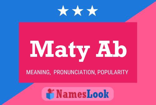 Maty Ab Name Poster