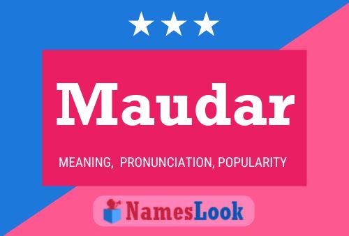 Maudar Name Poster