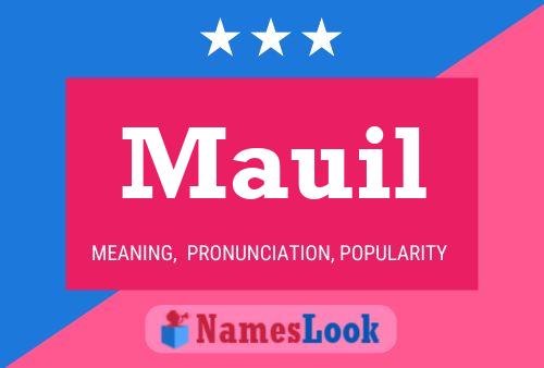 Mauil Name Poster