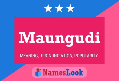 Maungudi Name Poster