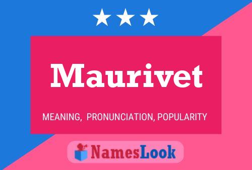 Maurivet Name Poster