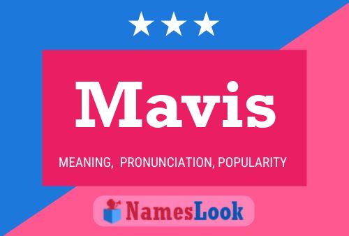 Mavis Name Poster