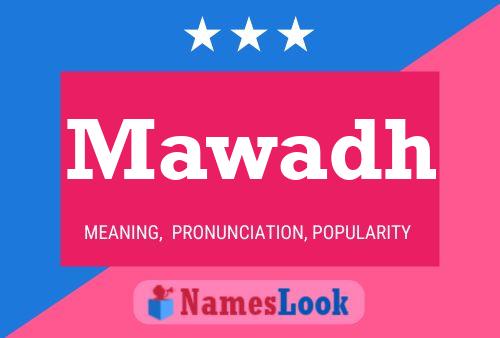 Mawadh Name Poster