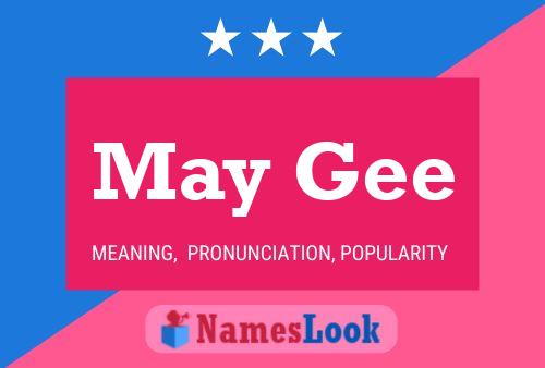 May Gee Name Poster