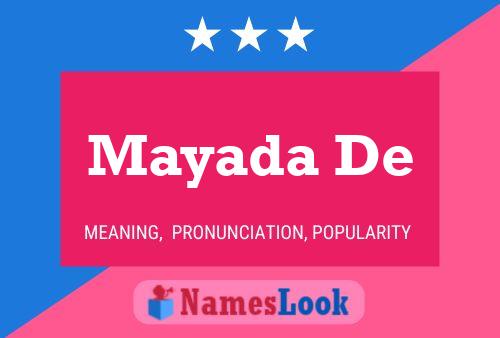 Mayada De Name Poster