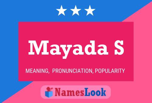 Mayada S Name Poster