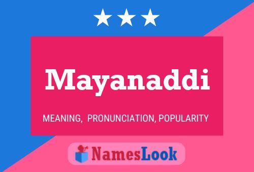 Mayanaddi Name Poster