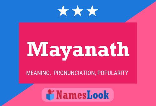 Mayanath Name Poster