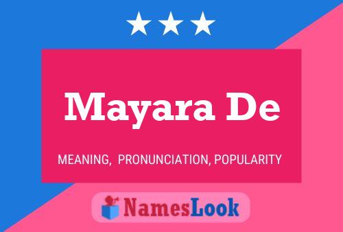 Mayara De Name Poster