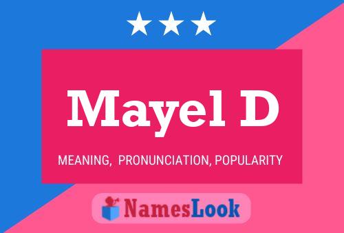 Mayel D Name Poster