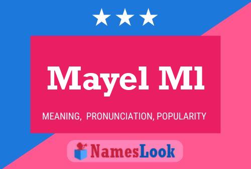 Mayel Ml Name Poster