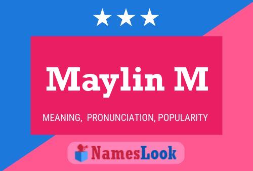 Maylin M Name Poster