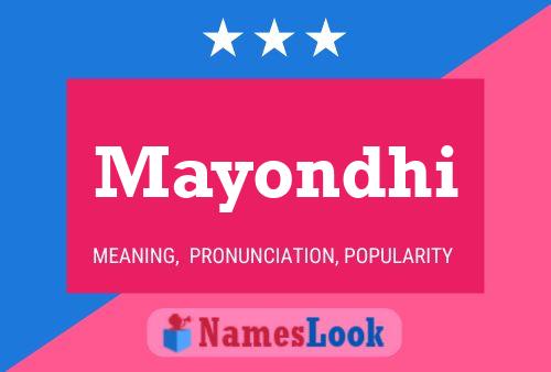 Mayondhi Name Poster