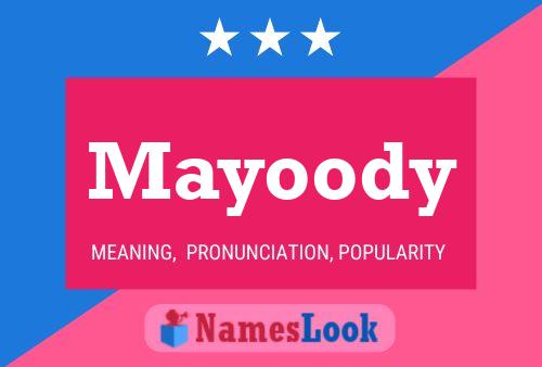 Mayoody Name Poster