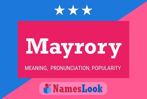 Mayrory Name Poster