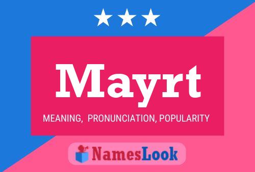 Mayrt Name Poster