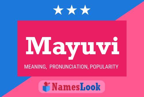 Mayuvi Name Poster