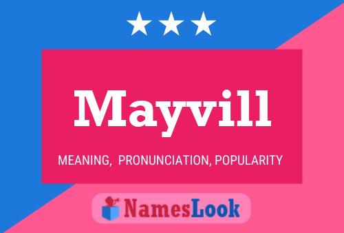 Mayvill Name Poster