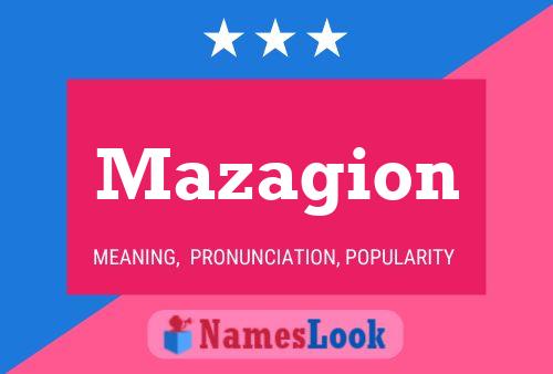 Mazagion Name Poster