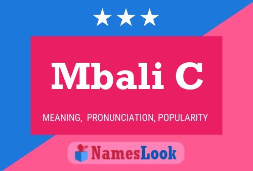 Mbali C Name Poster