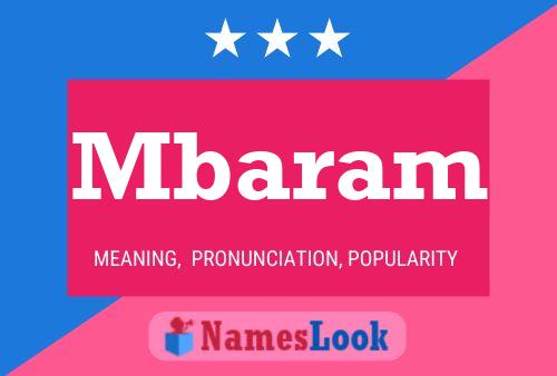 Mbaram Name Poster