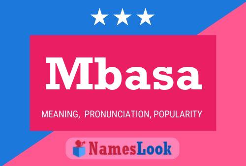 Mbasa Name Poster