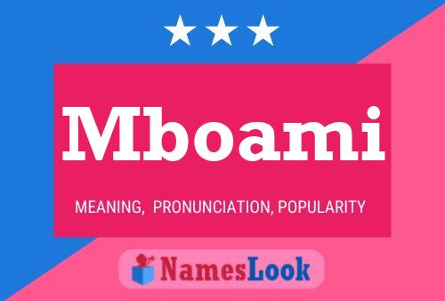 Mboami Name Poster