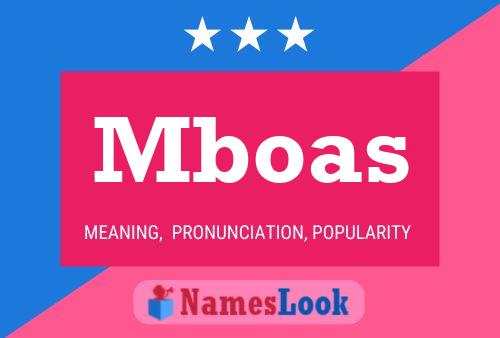 Mboas Name Poster