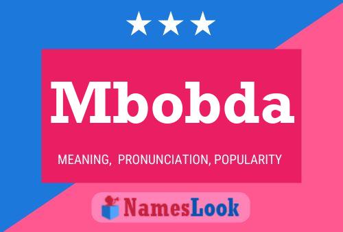 Mbobda Name Poster