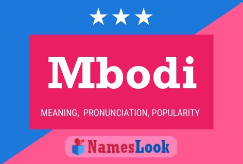 Mbodi Name Poster