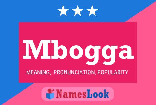 Mbogga Name Poster