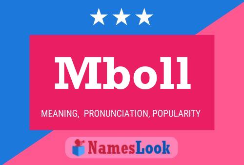 Mboll Name Poster