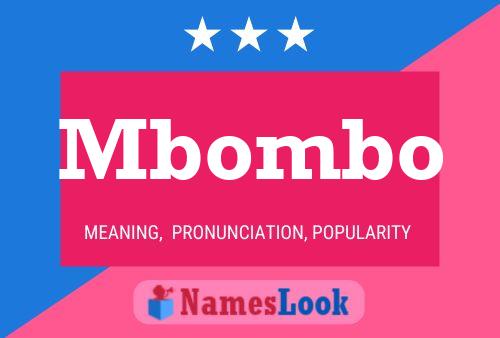 Mbombo Name Poster