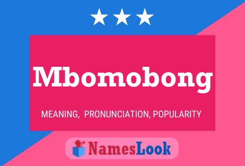 Mbomobong Name Poster