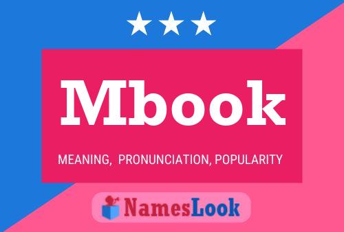 Mbook Name Poster