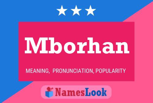 Mborhan Name Poster