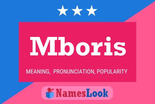 Mboris Name Poster