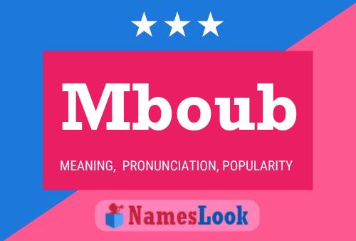 Mboub Name Poster