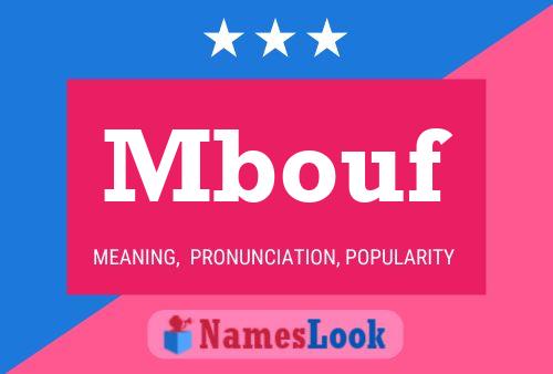 Mbouf Name Poster