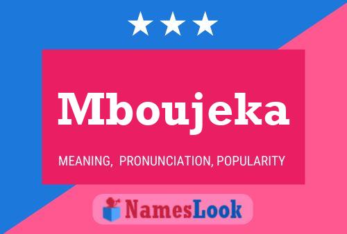 Mboujeka Name Poster