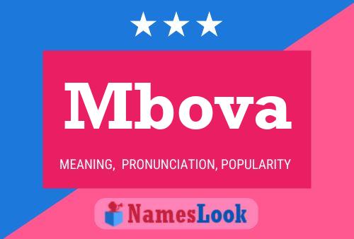 Mbova Name Poster