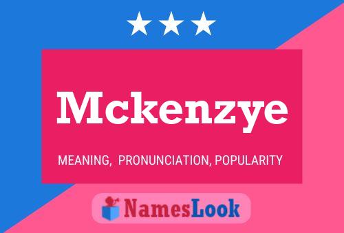 Mckenzye Name Poster