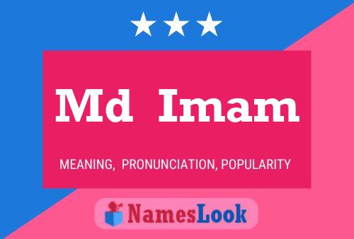 Md  Imam Name Poster